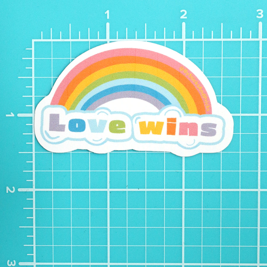 LOVE WINS STICKER