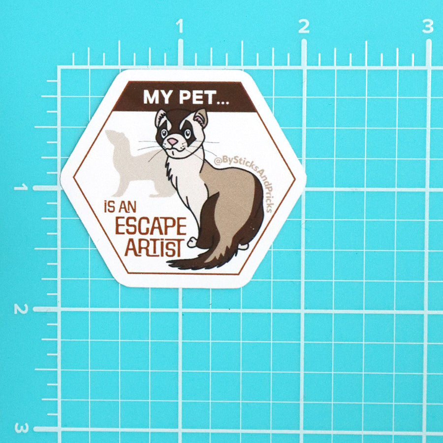 FERRET - ALTERNATIVE PET SERIES STICKER