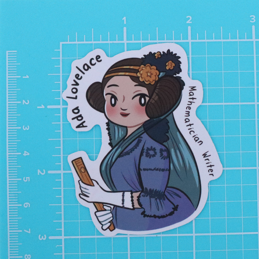 WOMEN IN SCIENCE ADA LOVELACE - MATHEMATICIAN, WRITER STICKER
