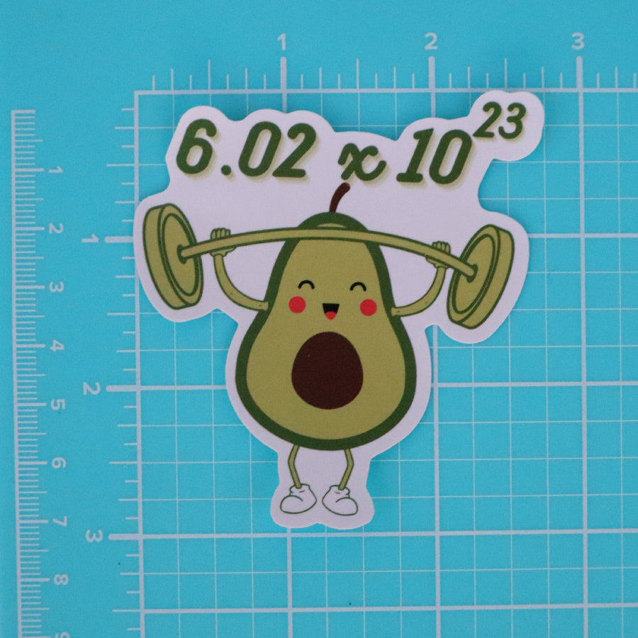 AVOGADRO'S AVOCADO MATH STICKER