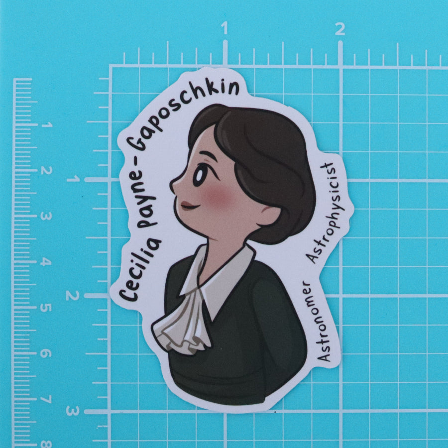 WOMEN IN SCIENCE CECILIA PAYNE-GAPOSCHKIN - ASTROPHYSICIST, ASTRONOMER STICKER