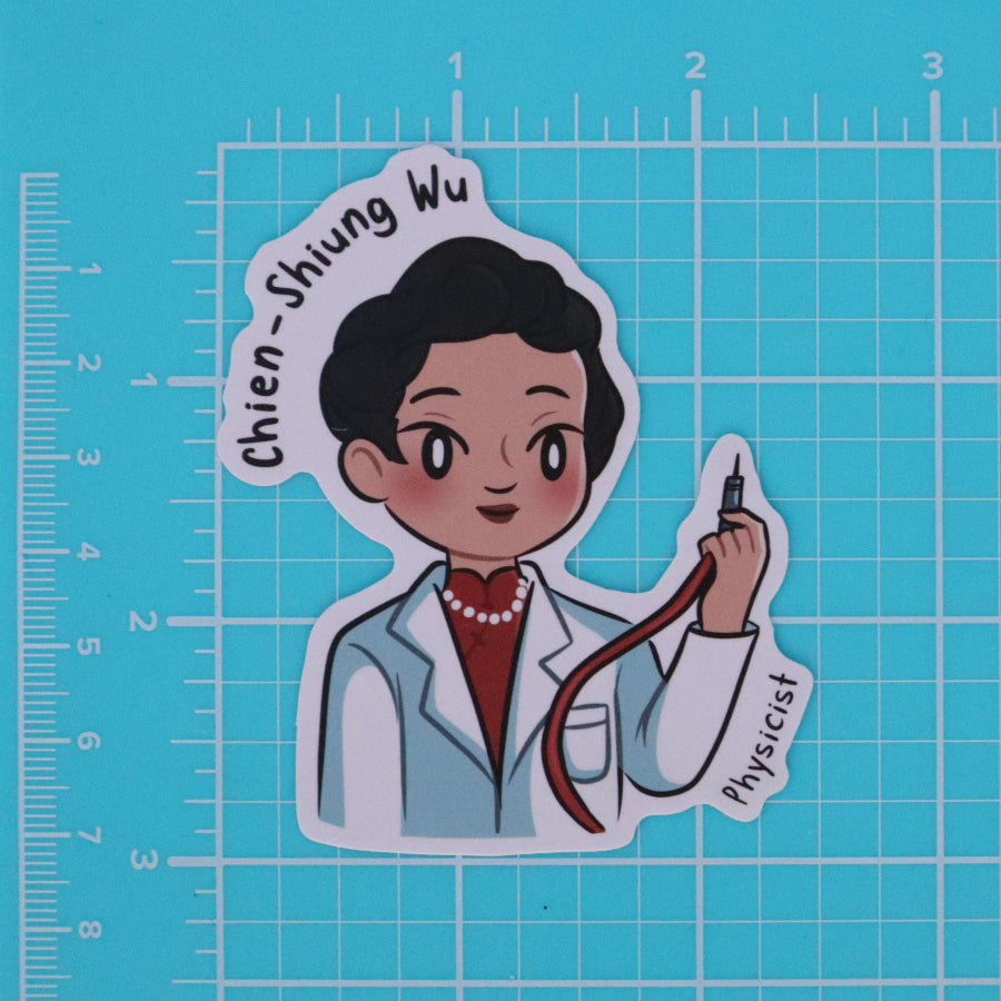 WOMEN IN SCIENCE CHIEN-SHIUNG WU - PHYSICIST STICKER
