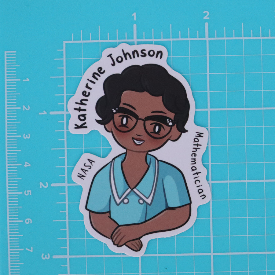 WOMEN IN SCIENCE KATHERINE JOHNSON - MATHEMATICIAN, NASA STICKER