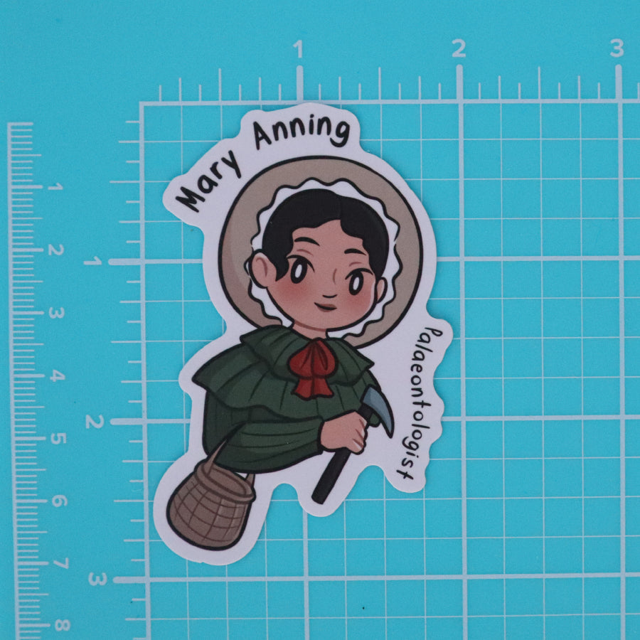 WOMEN IN SCIENCE MARY ANNING - PALAEONTOLOGIST STICKER