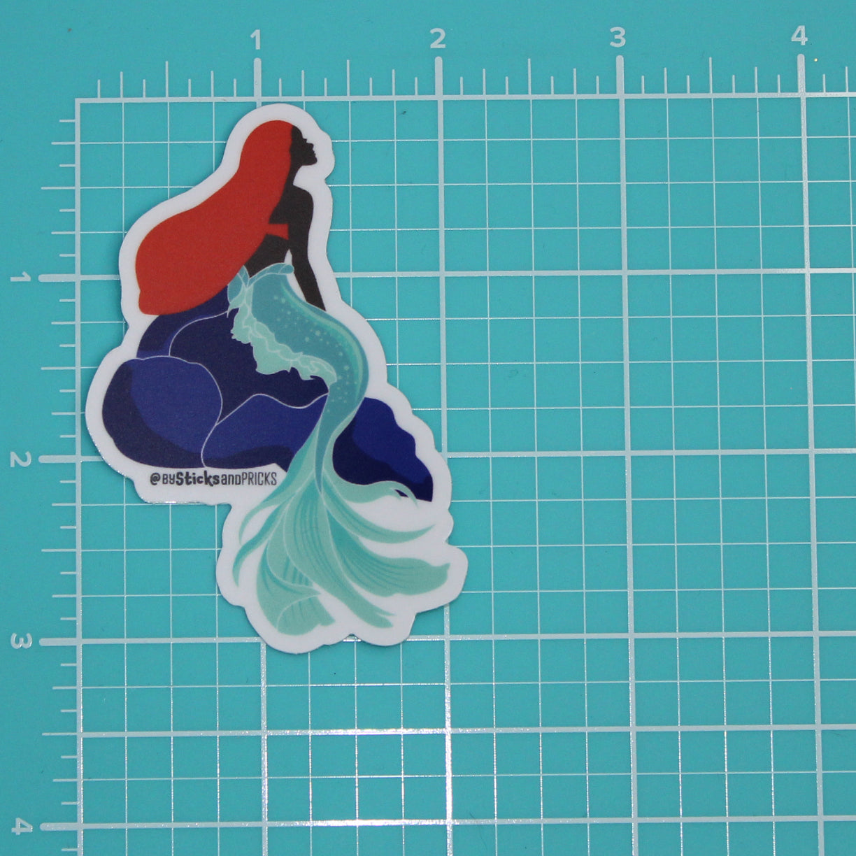 LITTLE MERMAID - DARK SKIN TONE STICKER
