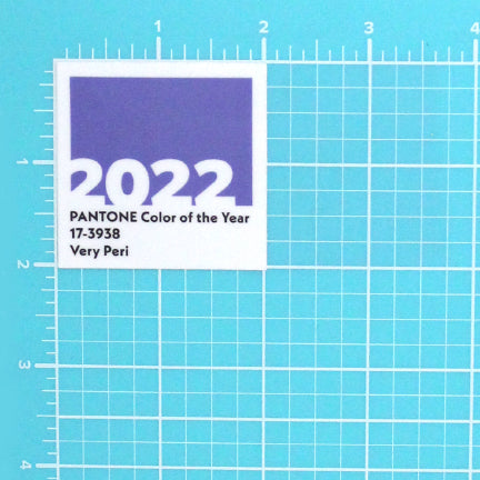 PANTONE 2022 COLOR OF THE YEAR STICKER