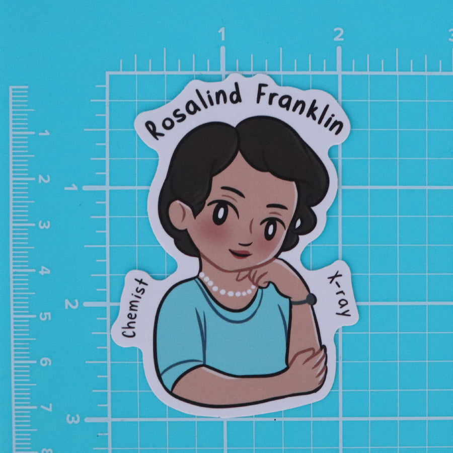 WOMEN IN SCIENCE ROSALIND FRANKLIN - CHEMIST, X-RAY STICKER