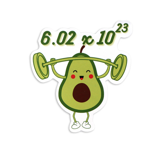 AVOGADRO'S AVOCADO MATH STICKER