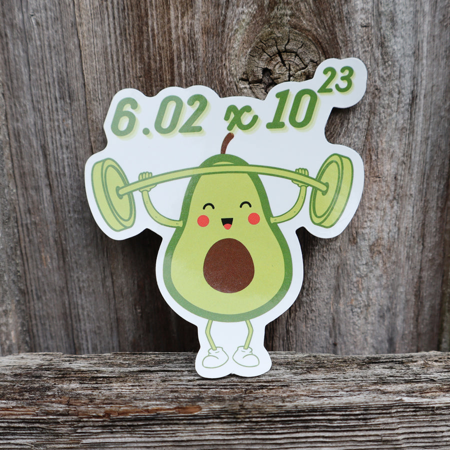 AVOGADRO'S AVOCADO MATH STICKER