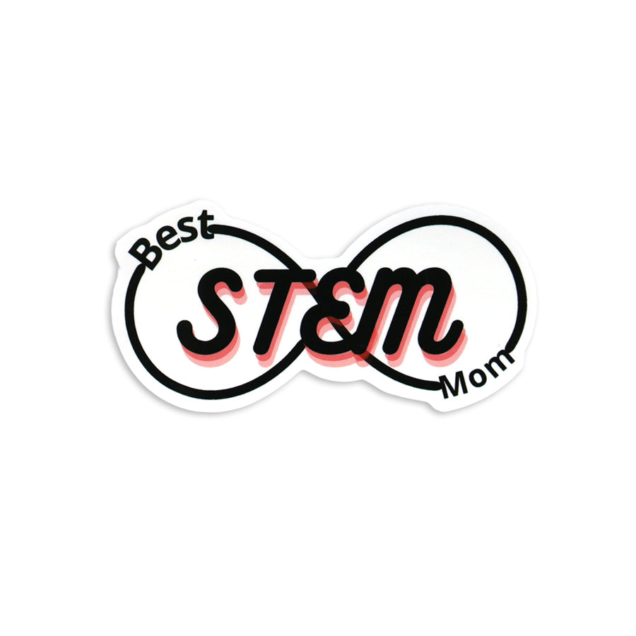 BEST STEM MOM STICKER