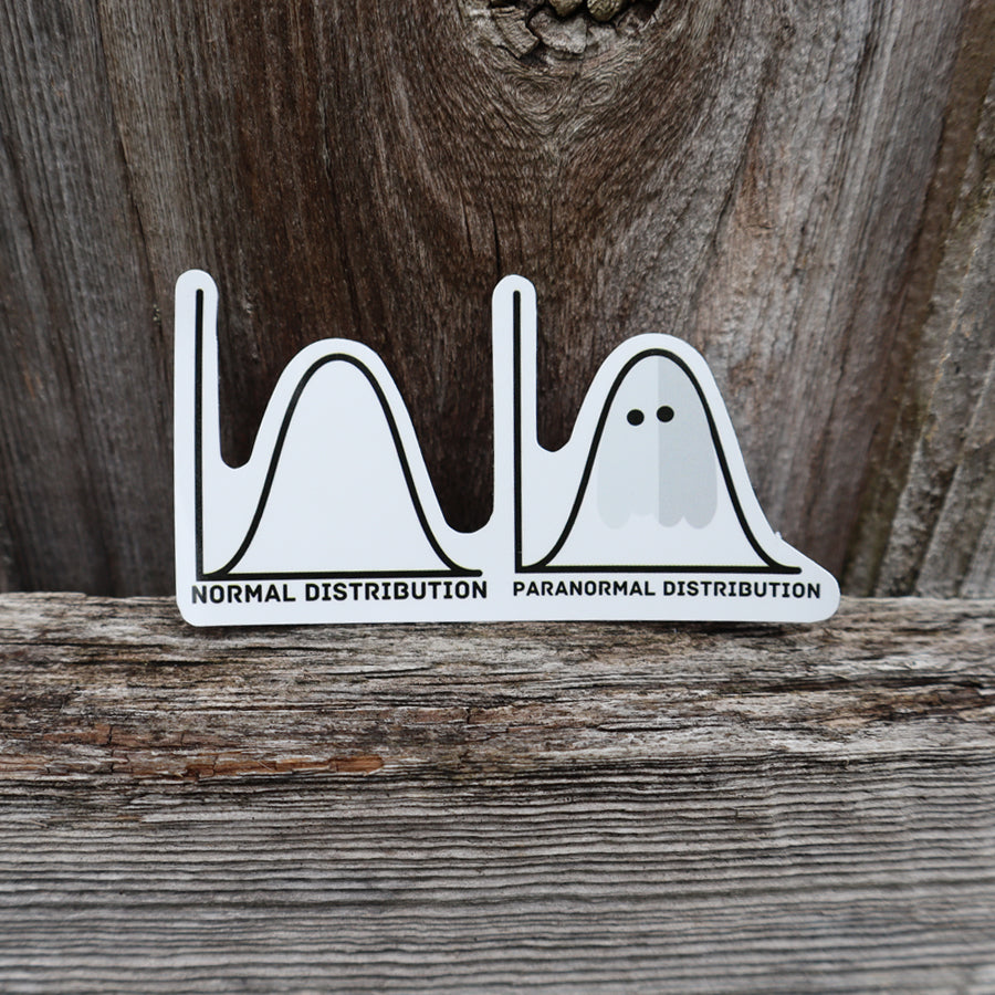 PARANORMAL BELL CURVE MATH STICKER