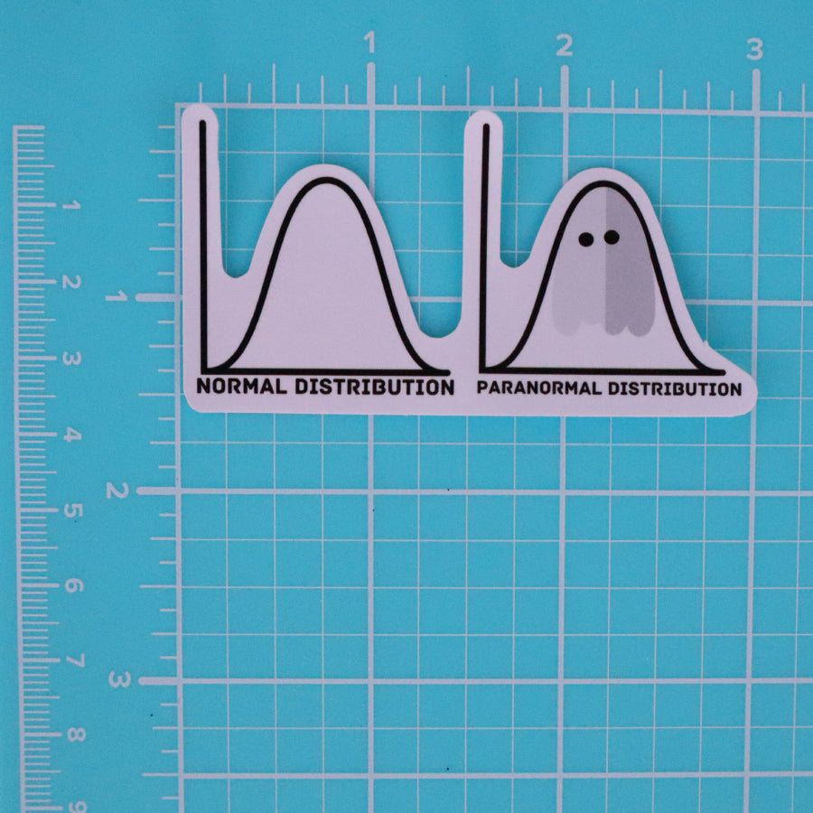 PARANORMAL BELL CURVE MATH STICKER