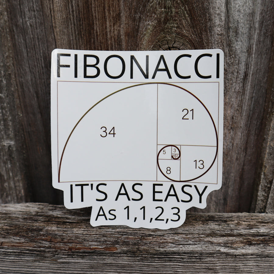 FIBONACCI MATH STICKER