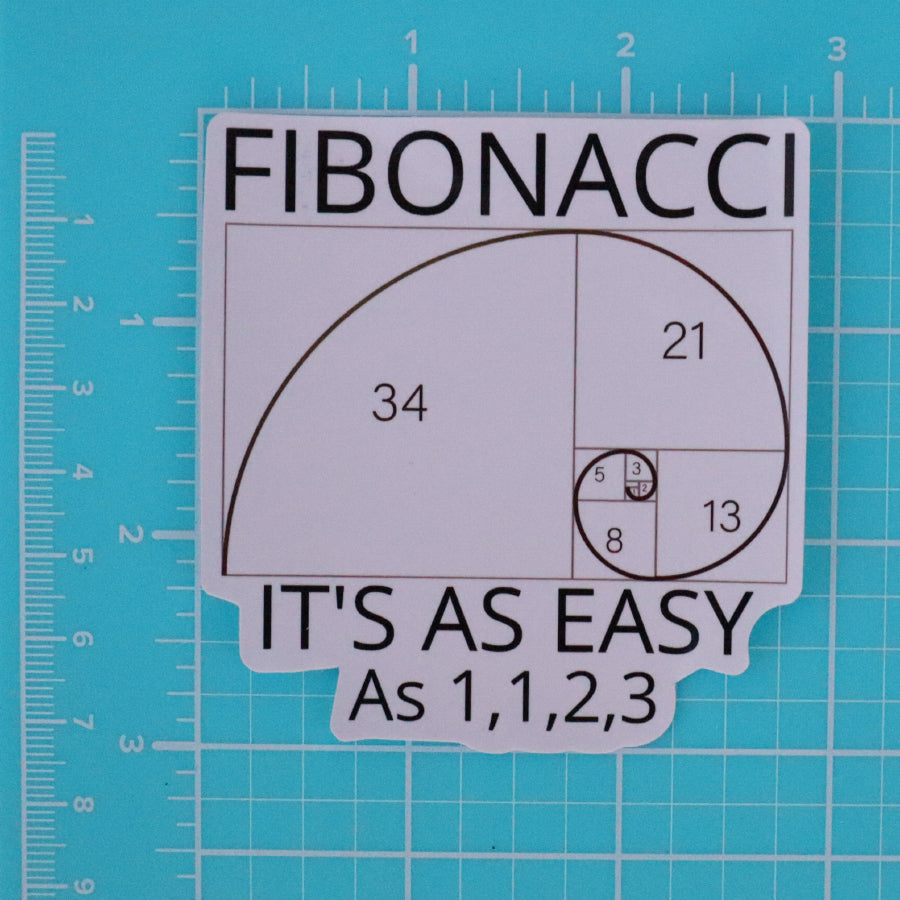 FIBONACCI MATH STICKER