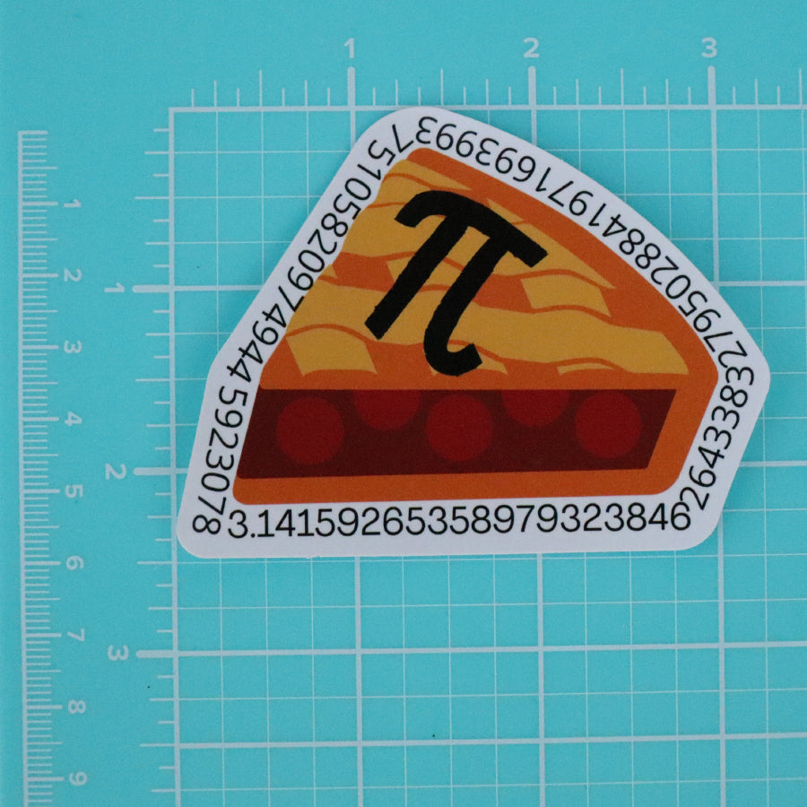 A SLICE OF PI MATH STICKER