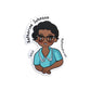 WOMEN IN SCIENCE KATHERINE JOHNSON - MATHEMATICIAN, NASA STICKER