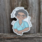 WOMEN IN SCIENCE KATHERINE JOHNSON - MATHEMATICIAN, NASA STICKER