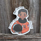 WOMEN IN SCIENCE MAE JEMISON - PHYSICIAN, ENGINEER, ASTRONAUT STICKER