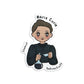 WOMEN IN SCIENCE MARIE CURIE - CHEMIST, RADIOACTIVITY STICKER