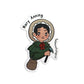 WOMEN IN SCIENCE MARY ANNING - PALAEONTOLOGIST STICKER
