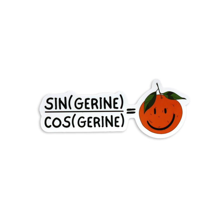 TANGERINE MATH STICKER