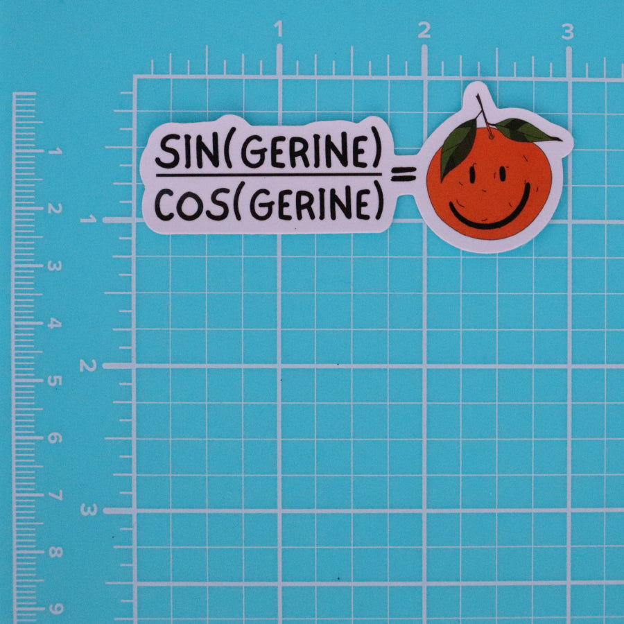 TANGERINE MATH STICKER